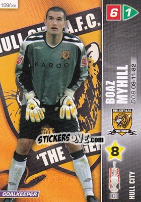 Sticker Boaz Myhill - Coca-Cola Championship 2007-2008 n. 109 - Panini