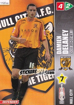 Figurina Damien Delaney - Coca-Cola Championship 2007-2008 n. 112 - Panini