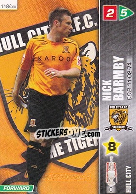 Sticker Nick Barmby - Coca-Cola Championship 2007-2008 n. 118 - Panini