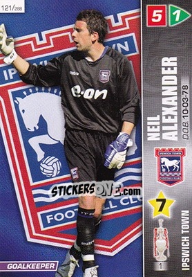 Sticker Neil Alexander - Coca-Cola Championship 2007-2008 n. 121 - Panini
