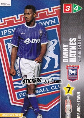 Sticker Danny Haynes - Coca-Cola Championship 2007-2008 n. 129 - Panini