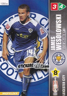 Sticker James Wesolowski - Coca-Cola Championship 2007-2008 n. 139 - Panini