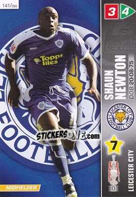 Figurina Shaun Newton - Coca-Cola Championship 2007-2008 n. 141 - Panini