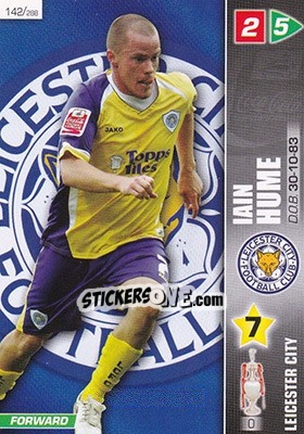 Cromo Iain Hume - Coca-Cola Championship 2007-2008 n. 142 - Panini