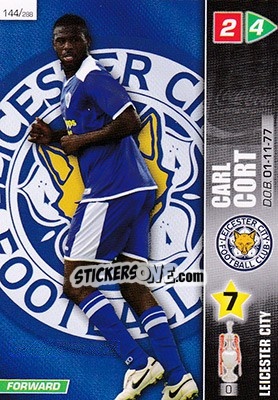 Sticker Carl Cort - Coca-Cola Championship 2007-2008 n. 144 - Panini