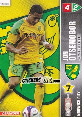 Sticker Jon Otsemobor - Coca-Cola Championship 2007-2008 - Panini