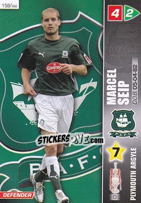 Sticker Marcel Seip - Coca-Cola Championship 2007-2008 n. 158 - Panini