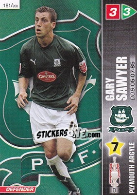 Sticker Gary Sawyer - Coca-Cola Championship 2007-2008 - Panini