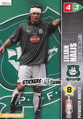 Sticker Lilian Nalis - Coca-Cola Championship 2007-2008 n. 162 - Panini