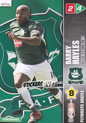 Sticker Barry Hayles - Coca-Cola Championship 2007-2008 n. 167 - Panini