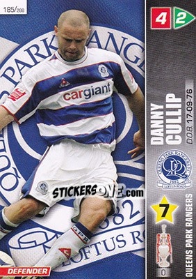 Sticker Danny Cullip - Coca-Cola Championship 2007-2008 n. 185 - Panini