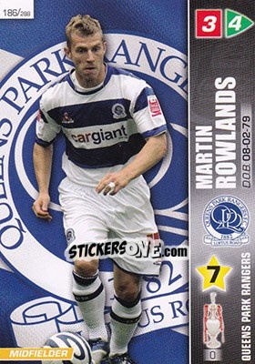 Cromo Martin Rowlands - Coca-Cola Championship 2007-2008 - Panini