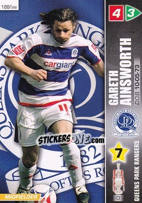 Sticker Gareth Ainsworth - Coca-Cola Championship 2007-2008 n. 188 - Panini