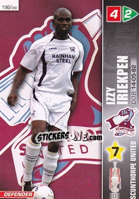 Sticker Izzy Iriekpen - Coca-Cola Championship 2007-2008 - Panini