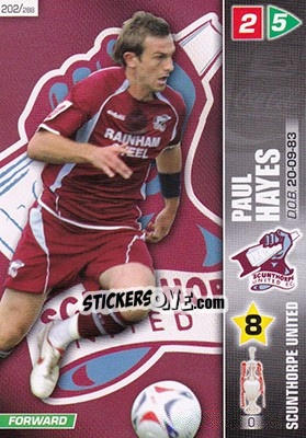 Sticker Paul Hayes - Coca-Cola Championship 2007-2008 n. 202 - Panini