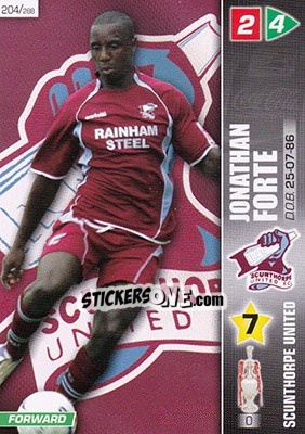 Figurina Jonathan Forte - Coca-Cola Championship 2007-2008 - Panini