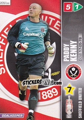 Sticker Paddy Kenny - Coca-Cola Championship 2007-2008 - Panini