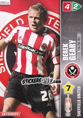 Figurina Derek Geary - Coca-Cola Championship 2007-2008 n. 206 - Panini