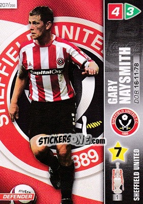 Sticker Gary Naysmith - Coca-Cola Championship 2007-2008 n. 207 - Panini