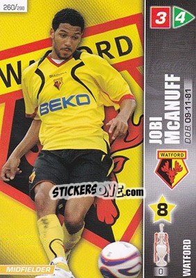 Sticker Jobi McAnuff - Coca-Cola Championship 2007-2008 - Panini