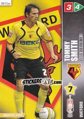 Sticker Tommy Smith - Coca-Cola Championship 2007-2008 - Panini