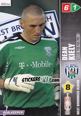 Cromo Dean Kiely - Coca-Cola Championship 2007-2008 n. 265 - Panini