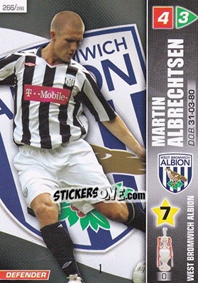 Cromo Martin Albrechtsen - Coca-Cola Championship 2007-2008 n. 266 - Panini