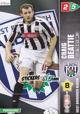 Sticker Craig Beattie - Coca-Cola Championship 2007-2008 n. 275 - Panini