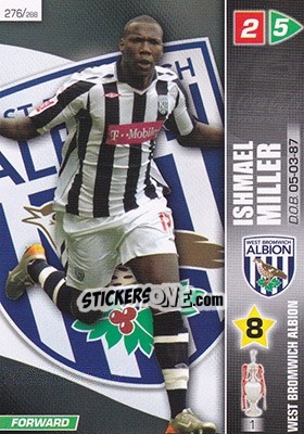 Figurina Ishmael Miller - Coca-Cola Championship 2007-2008 n. 276 - Panini