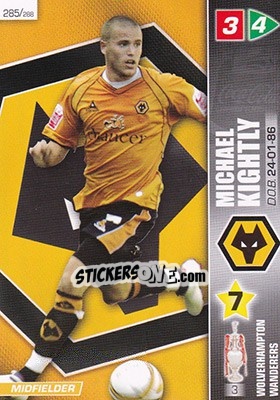 Sticker Michael Kightly - Coca-Cola Championship 2007-2008 n. 285 - Panini