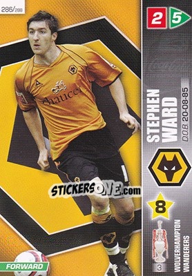 Sticker Stephen Ward - Coca-Cola Championship 2007-2008 n. 286 - Panini