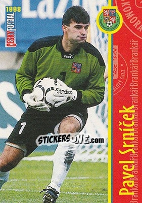 Sticker Srnicek - Ceský Fotbal 1998 - Panini
