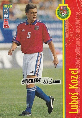 Sticker Kozel - Ceský Fotbal 1998 - Panini