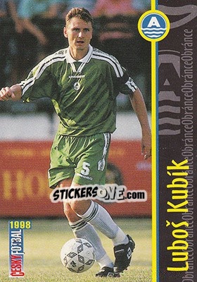Sticker Kubik - Ceský Fotbal 1998 - Panini