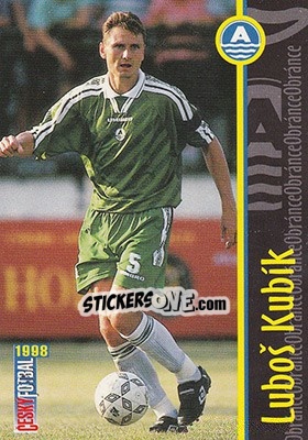 Figurina Kubik - Ceský Fotbal 1998 - Panini