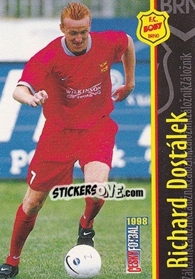Sticker Dostalek - Ceský Fotbal 1998 - Panini