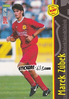 Sticker Zubek - Ceský Fotbal 1998 - Panini