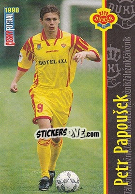 Sticker Papousek - Ceský Fotbal 1998 - Panini