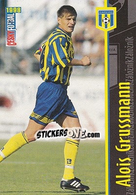 Sticker Grussmann - Ceský Fotbal 1998 - Panini