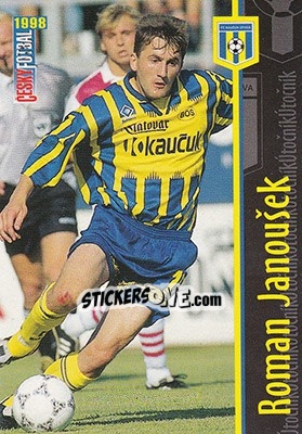 Sticker Janousek - Ceský Fotbal 1998 - Panini