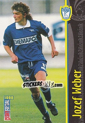 Sticker Weber - Ceský Fotbal 1998 - Panini