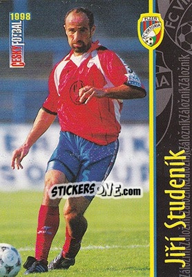 Sticker Studenik - Ceský Fotbal 1998 - Panini