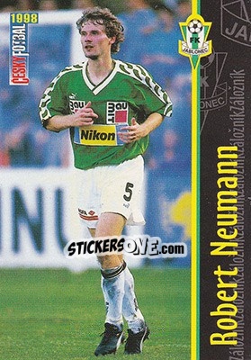 Sticker Neumann - Ceský Fotbal 1998 - Panini