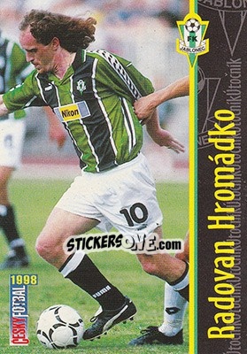 Sticker Hromadko - Ceský Fotbal 1998 n. 66 - Panini