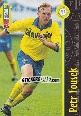 Sticker Fousek - Ceský Fotbal 1998 n. 68 - Panini