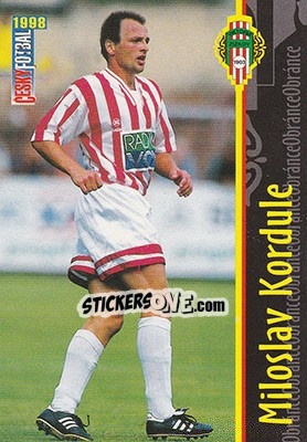 Sticker Kordule - Ceský Fotbal 1998 - Panini