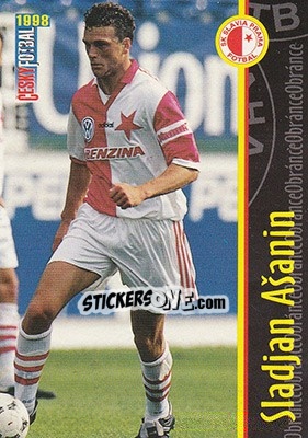 Sticker Asanin - Ceský Fotbal 1998 n. 93 - Panini