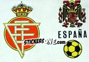 Sticker Federación Española De Fútbol - Vulcano Liga Spagnola 1975-1976 n. 3 - Ediciones Vulcano