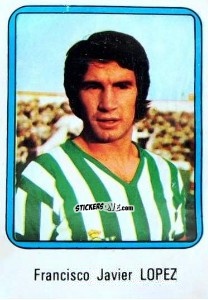 Sticker López - Vulcano Liga Spagnola 1975-1976 n. 67 - Ediciones Vulcano