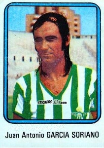 Sticker García Soriano - Vulcano Liga Spagnola 1975-1976 n. 68 - Ediciones Vulcano